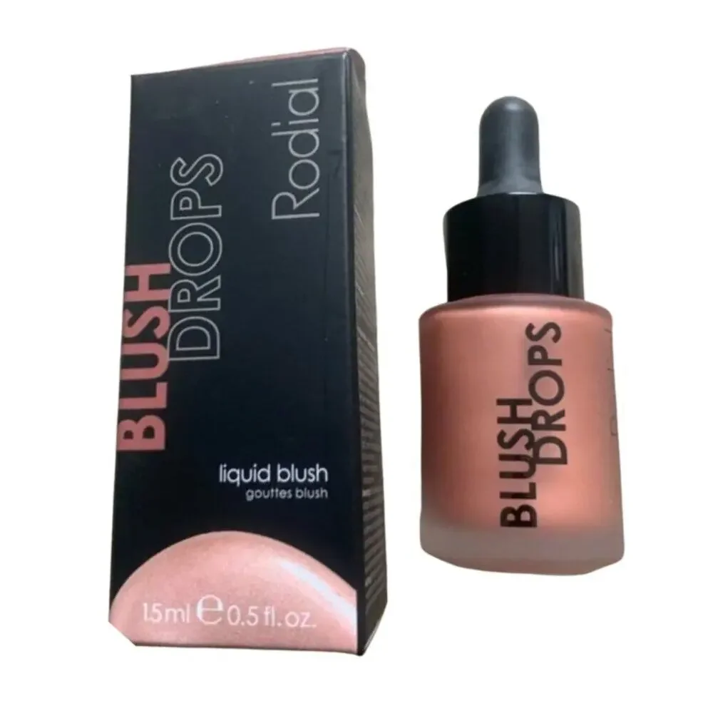 NIB Rodial Blush Drops Sunset Kiss/Frosted Pink, 0.5 fl oz, Moisturising Make Up
